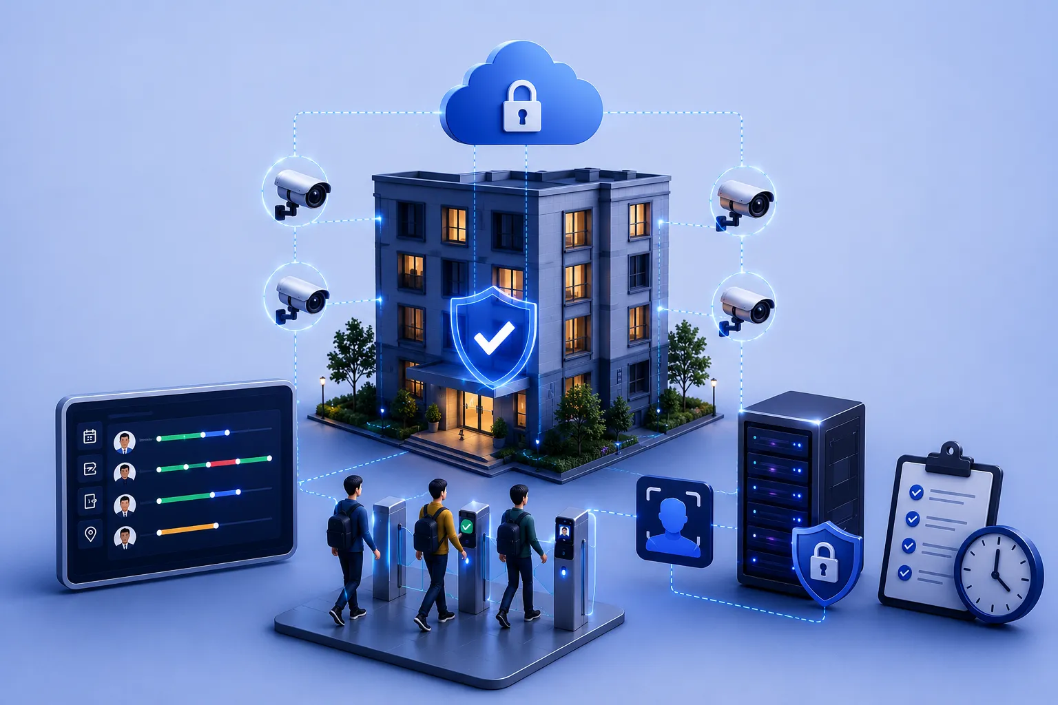 Hostel entry audit trail on existing CCTV