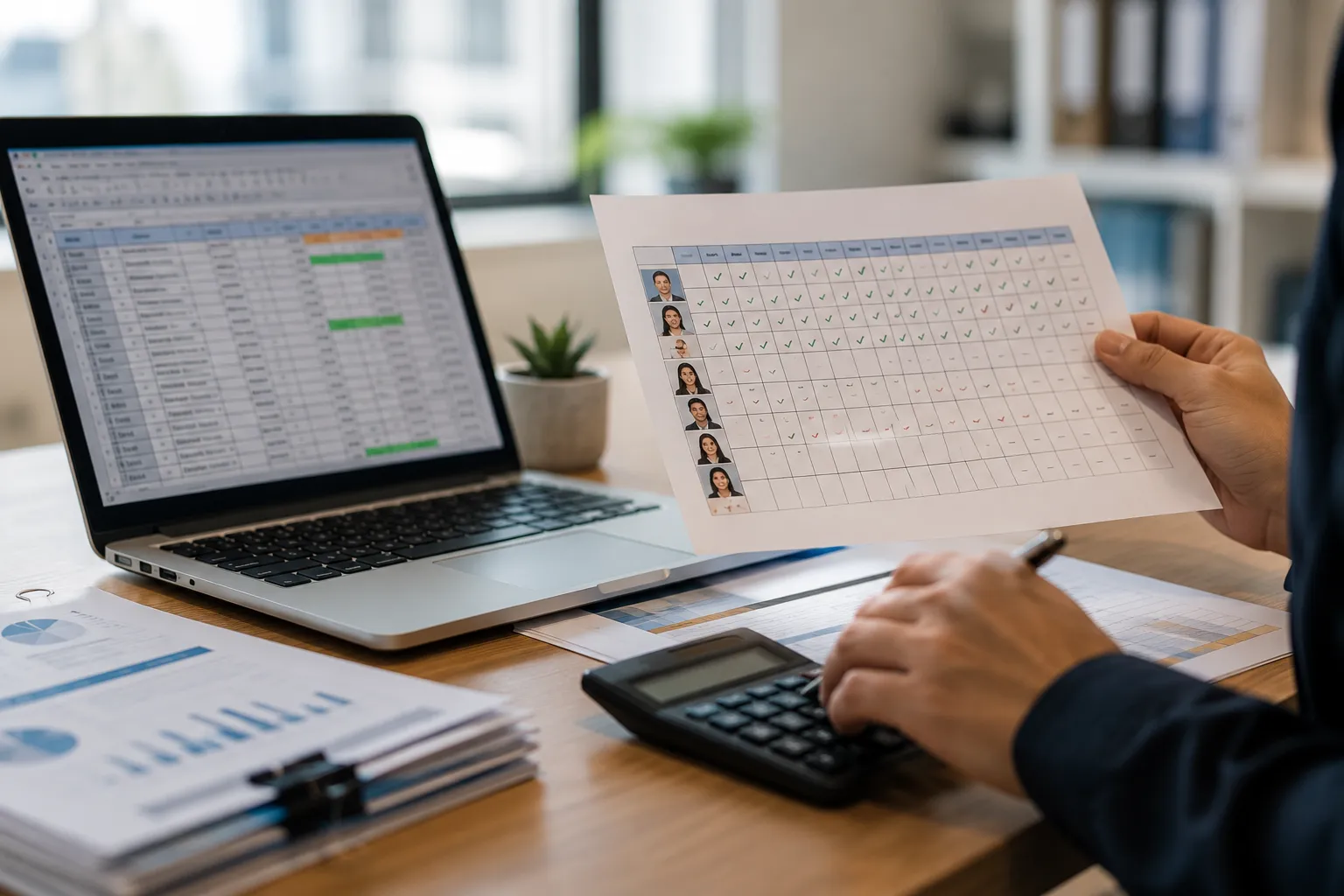 Payroll-ready verified time and leave records