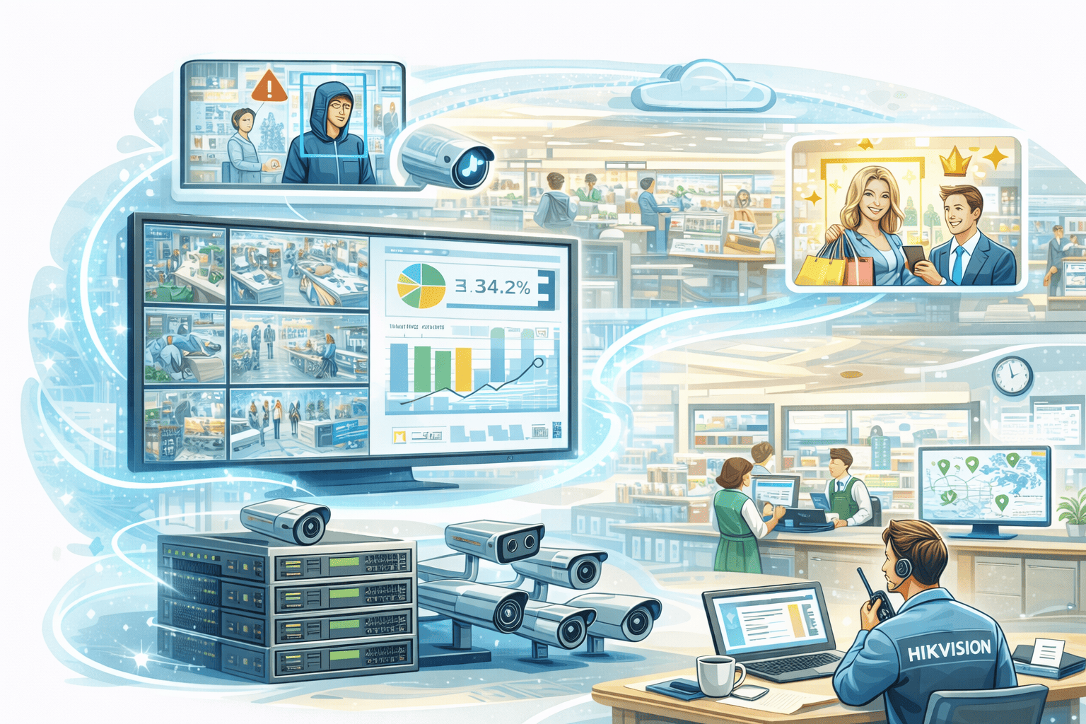 Retail security and monitoring in action